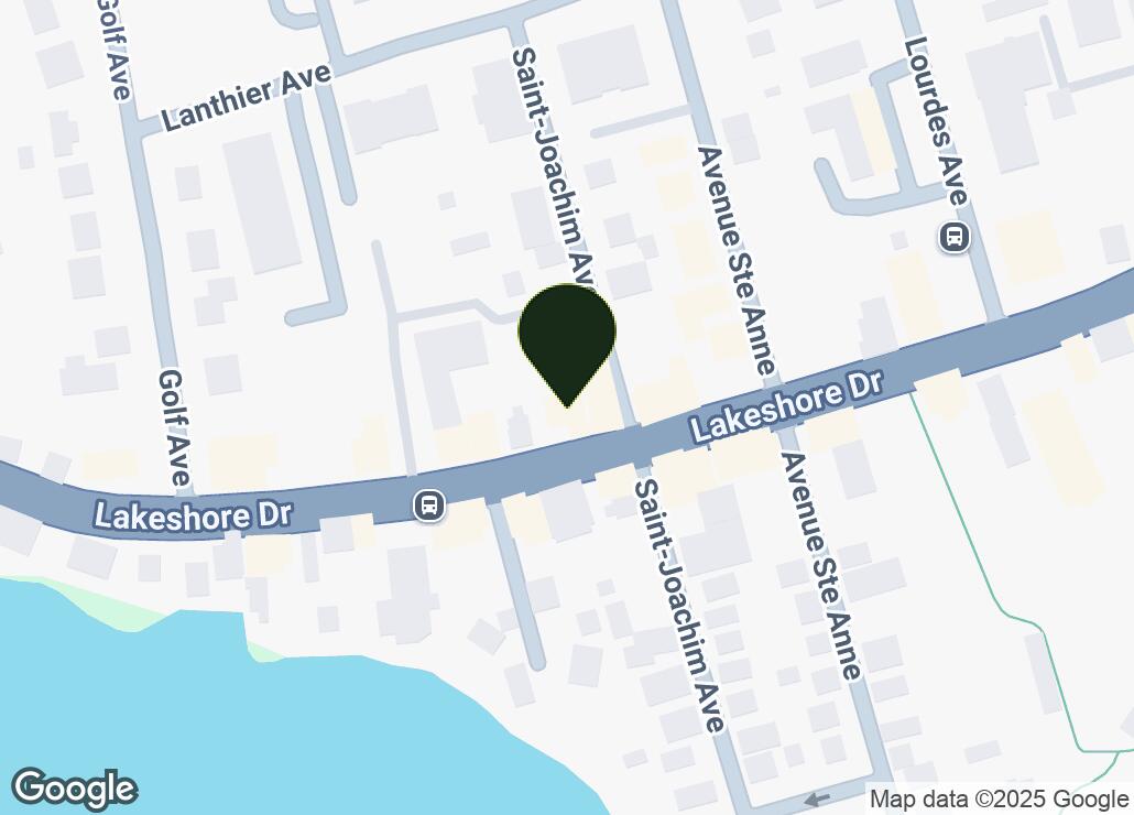 Map showing location at 45.4289832, -73.8267257