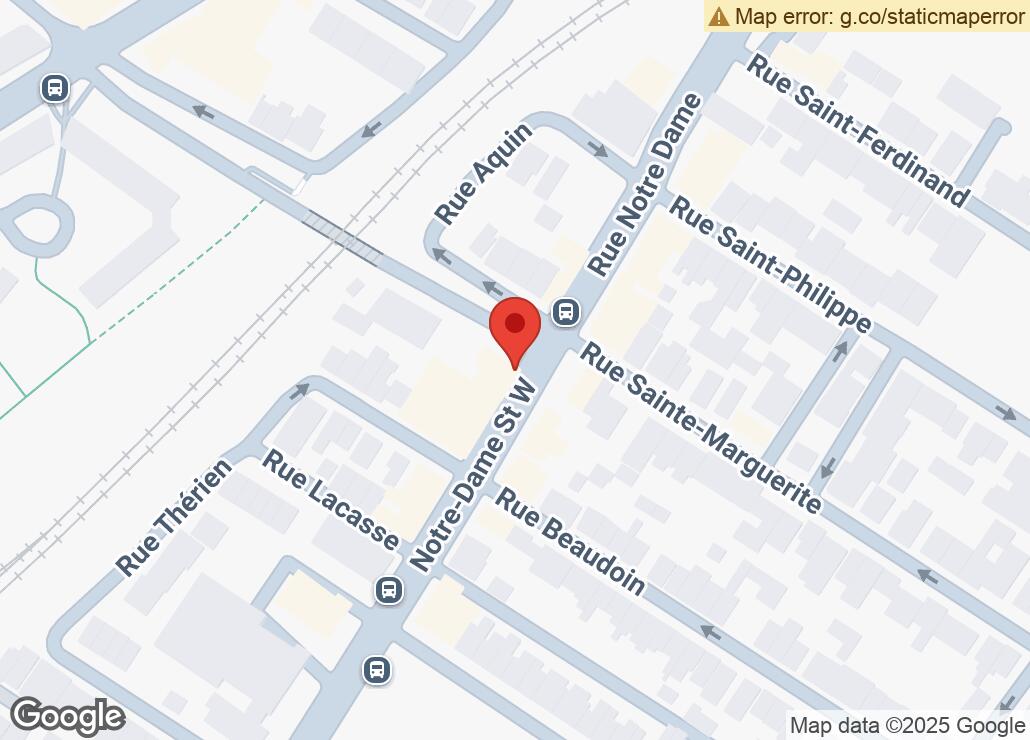 Map showing location at 45.4752478, -73.586691