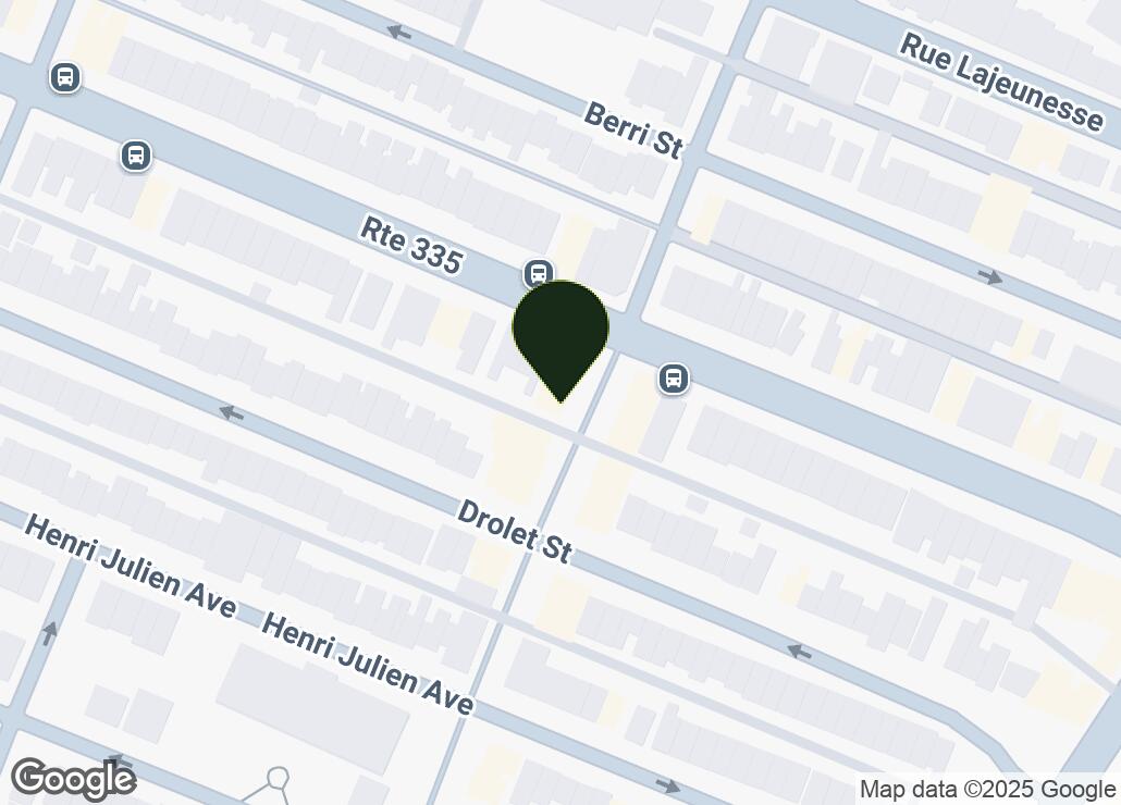 Map showing location at 45.5389131, -73.6176305