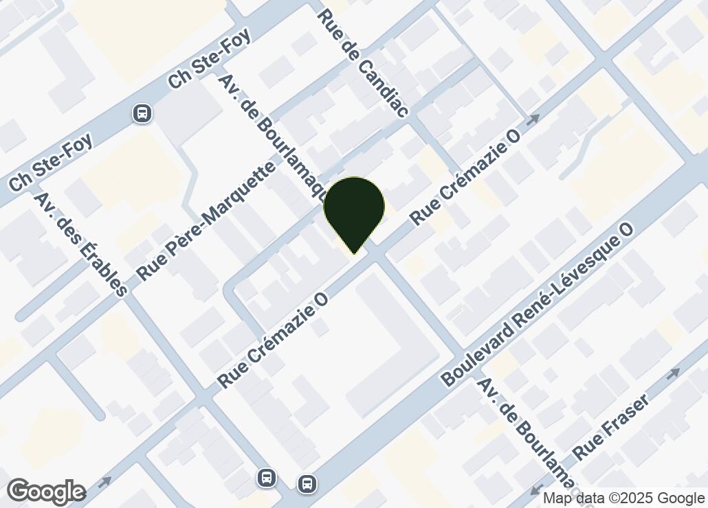 Map showing location at 46.8038184, -71.2293106