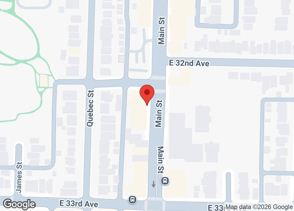 Map showing location at 49.2417286, -123.1016477