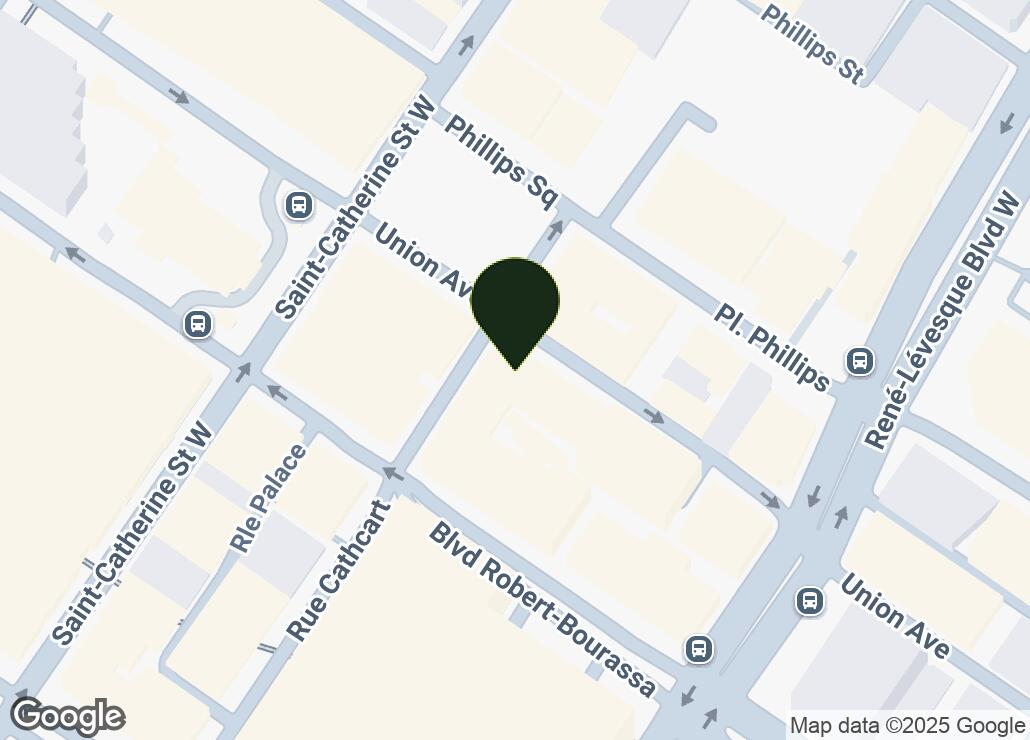 Map showing location at 45.5031859, -73.568353