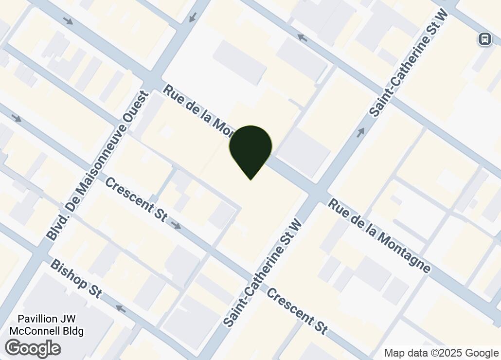 Map showing location at 45.4979874, -73.5757833