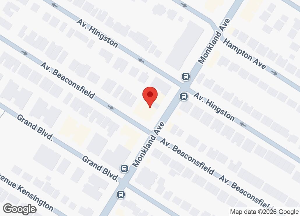 Map showing location at 45.4701676, -73.6281416