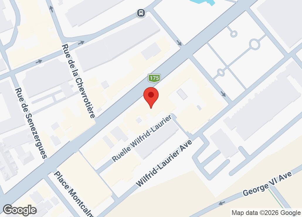 Map showing location at 46.8062647, -71.2160462