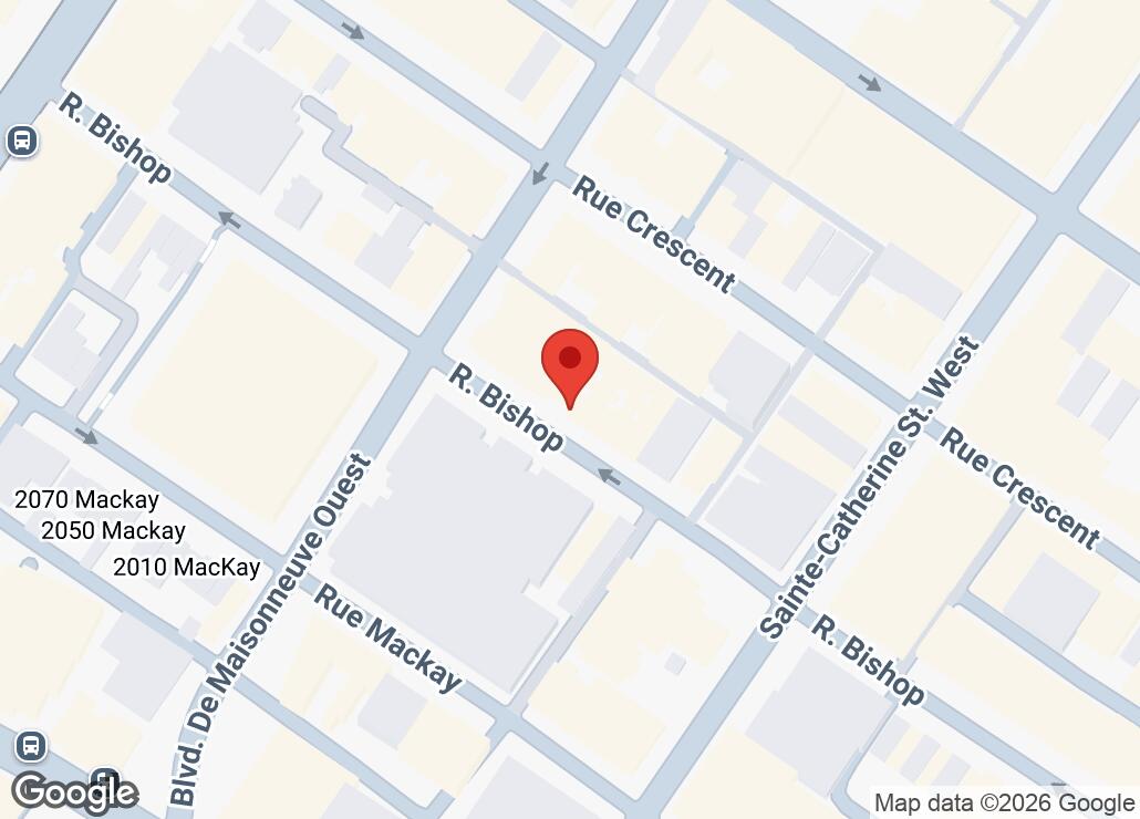 Map showing location at 45.497221, -73.5774034