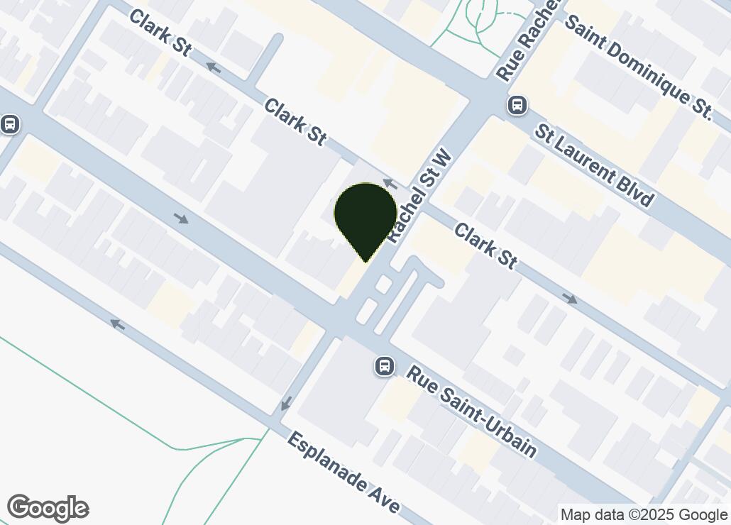 Map showing location at 45.5171405, -73.5826159