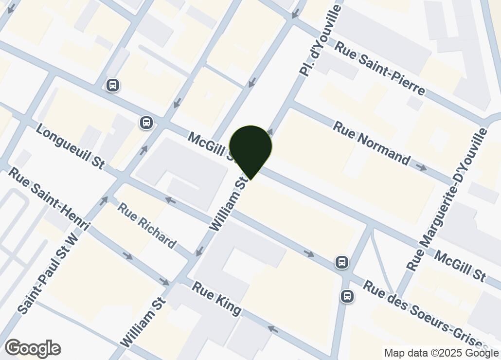 Map showing location at 45.4997314, -73.5562062
