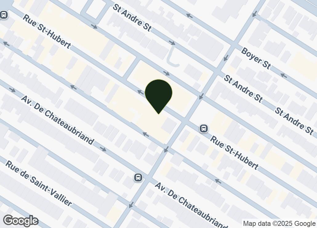 Map showing location at 45.5347807, -73.6004045