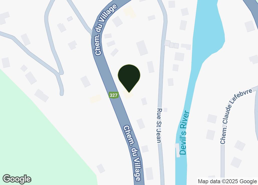 Map showing location at 46.2080539, -74.6025603
