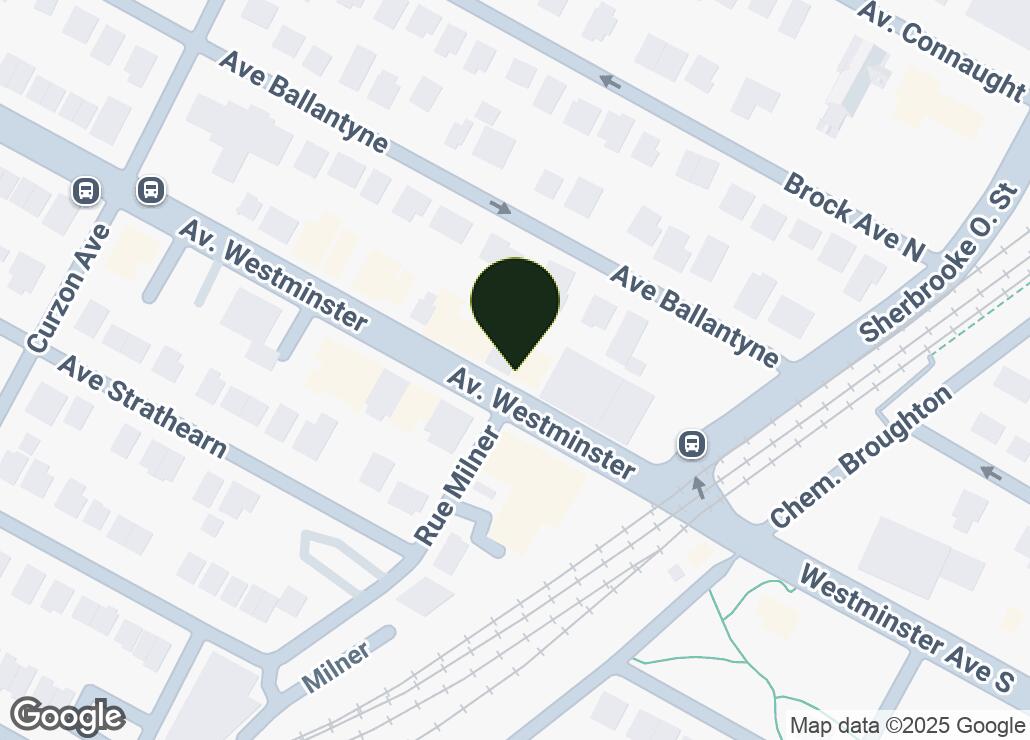 Map showing location at 45.4529474, -73.6451627
