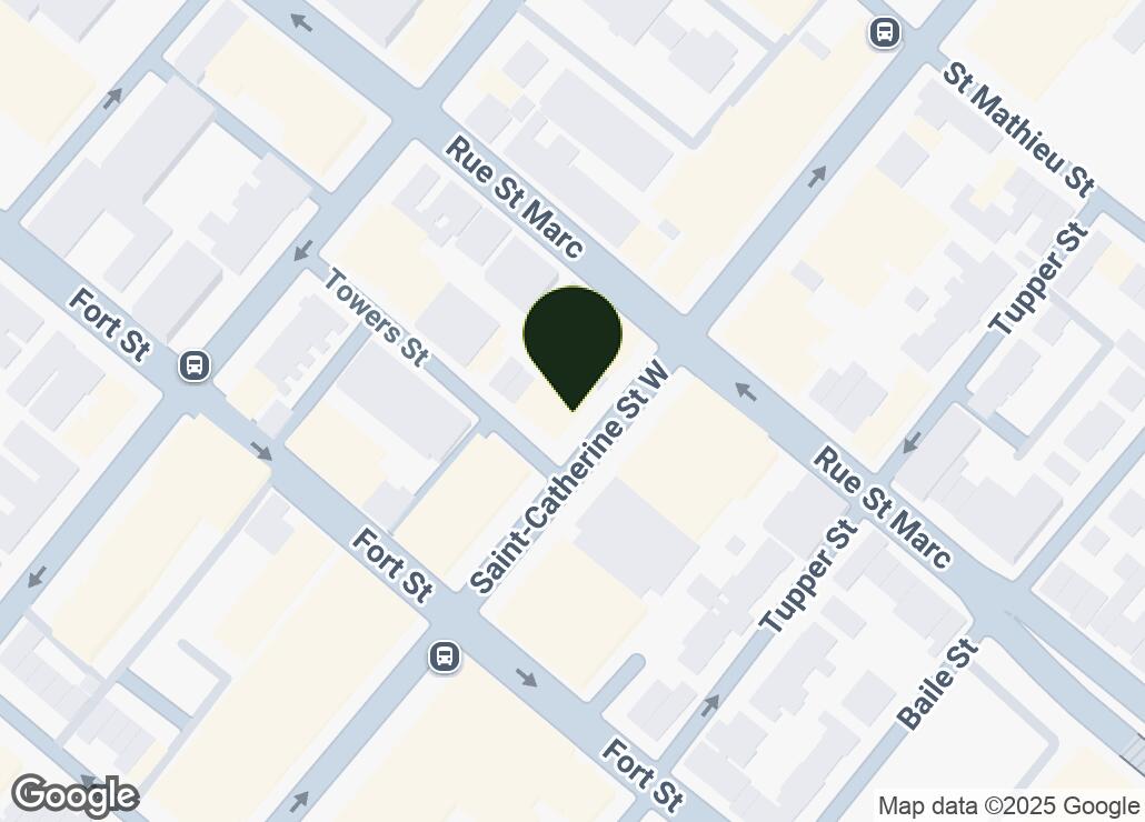 Map showing location at 45.4925795, -73.5809587
