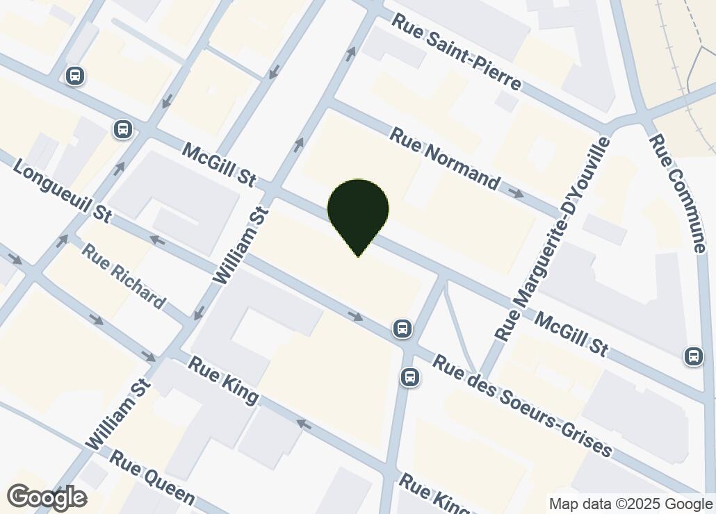 Map showing location at 45.4994848, -73.5555416