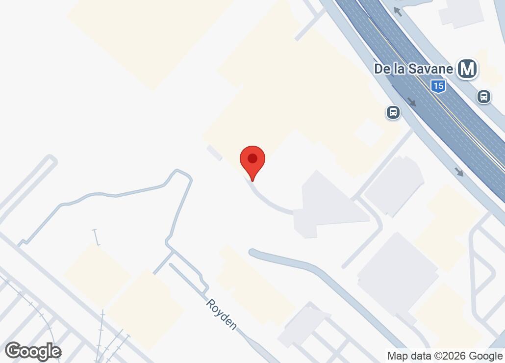 Map showing location at 45.4994851, -73.6641007