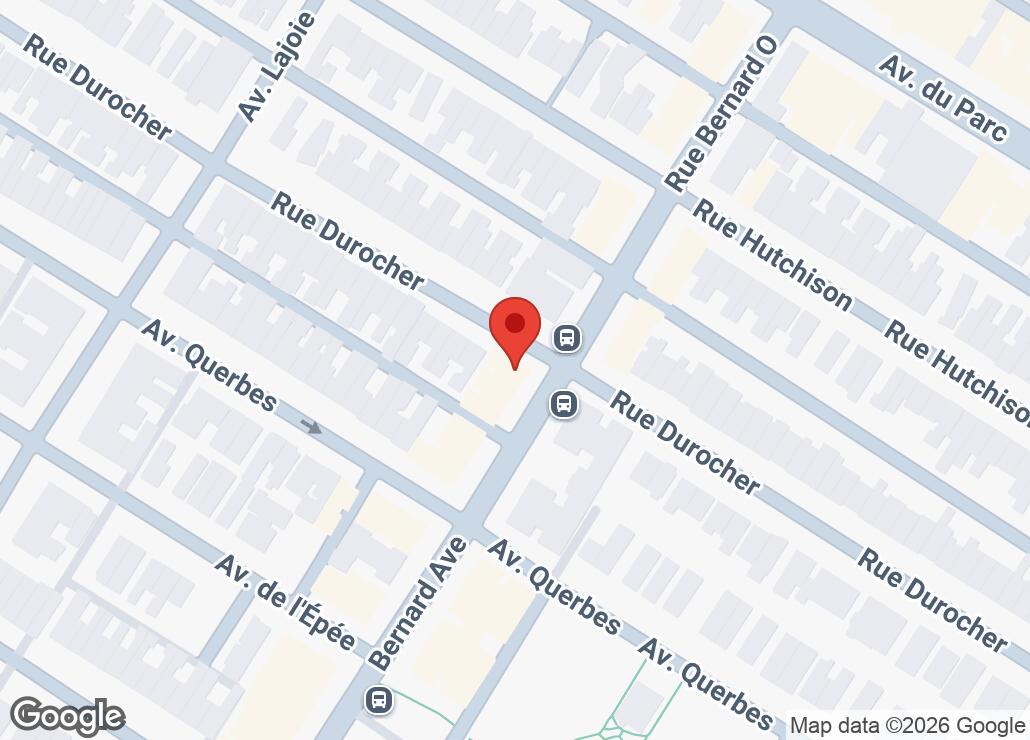 Map showing location at 45.5222922, -73.6070262