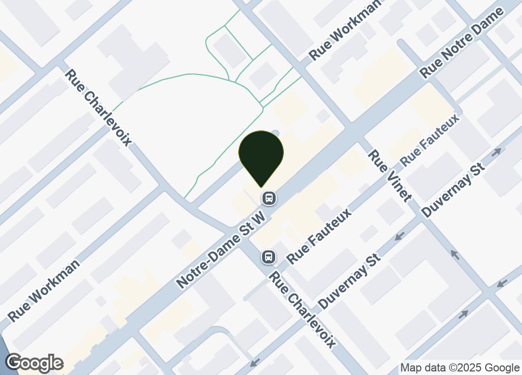 Map showing location at 45.4829994, -73.575425