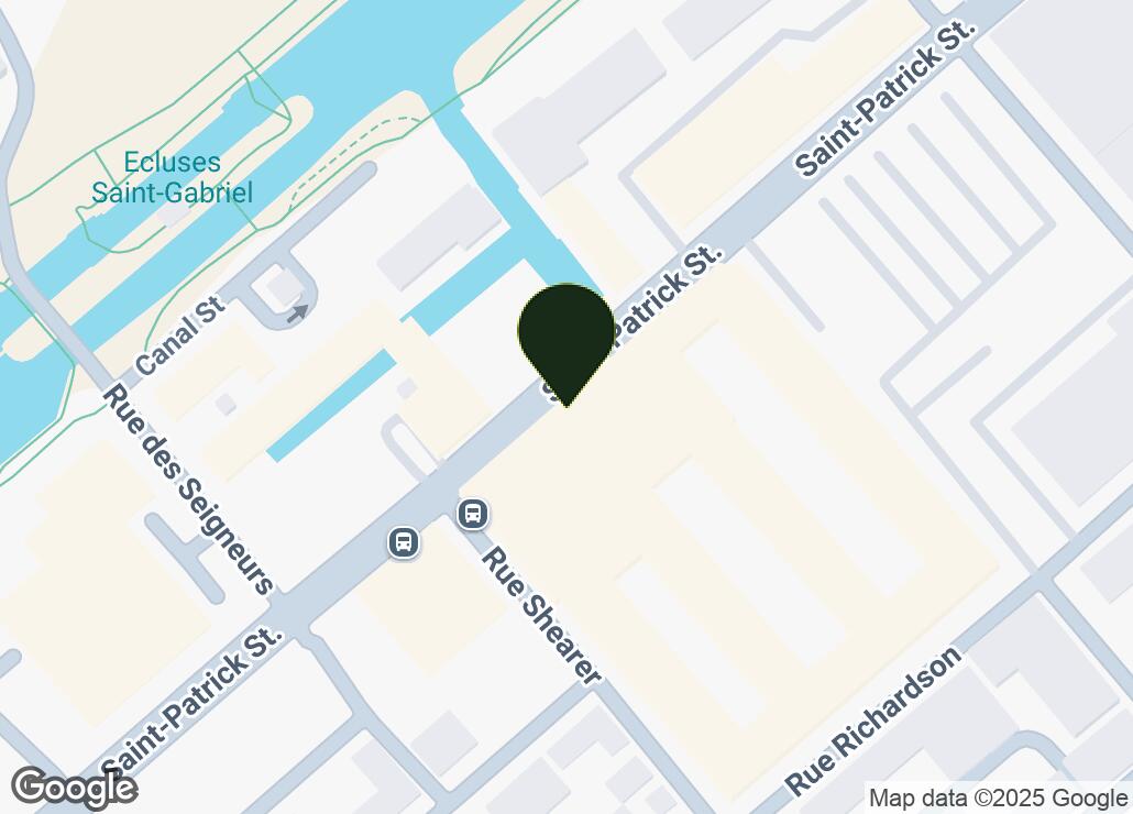 Map showing location at 45.4849577, -73.563613