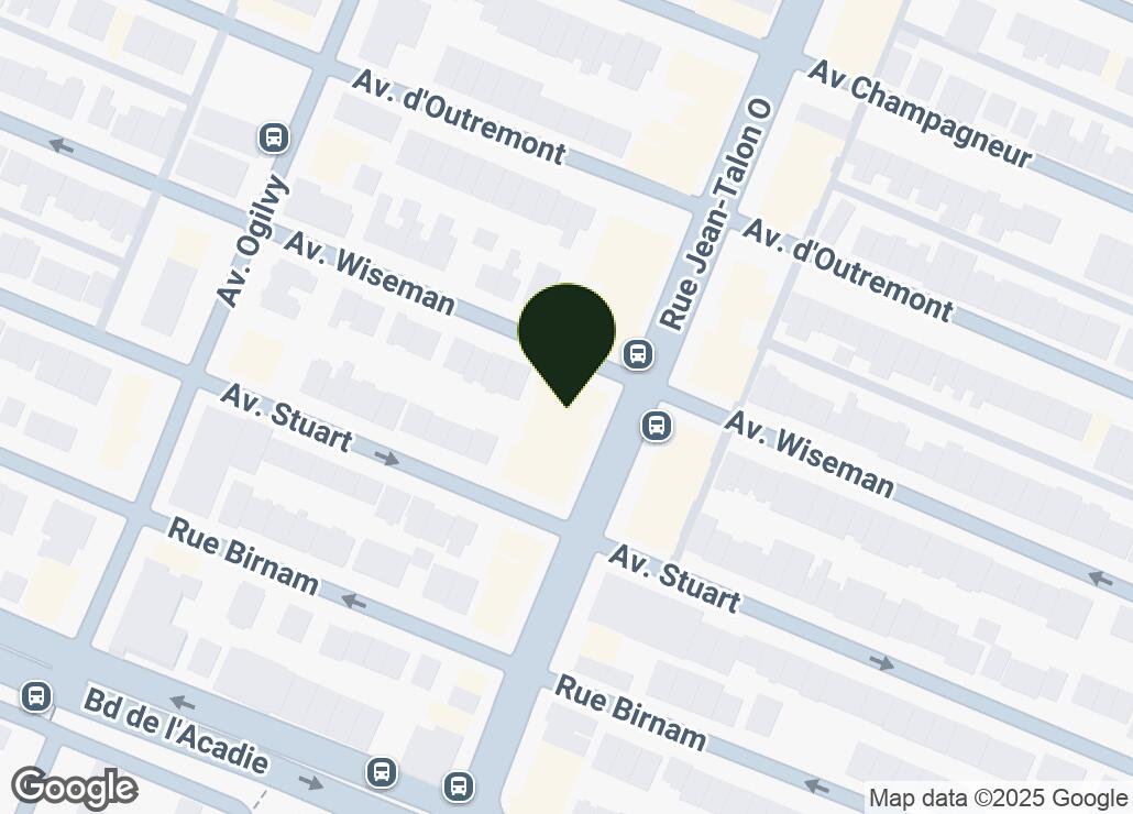 Map showing location at 45.5256599, -73.6253829