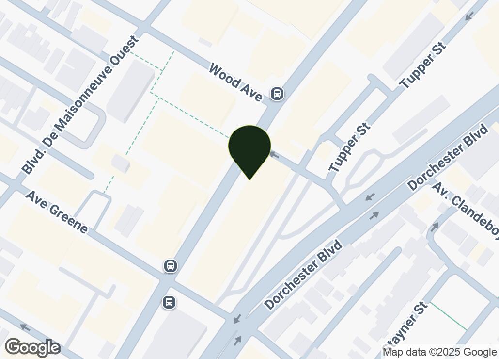 Map showing location at 45.4869479, -73.5869348