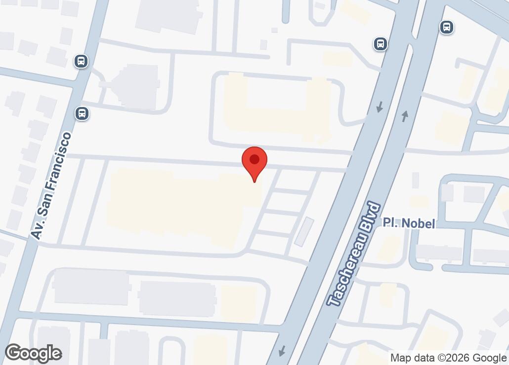 Map showing location at 45.4535823, -73.4671971