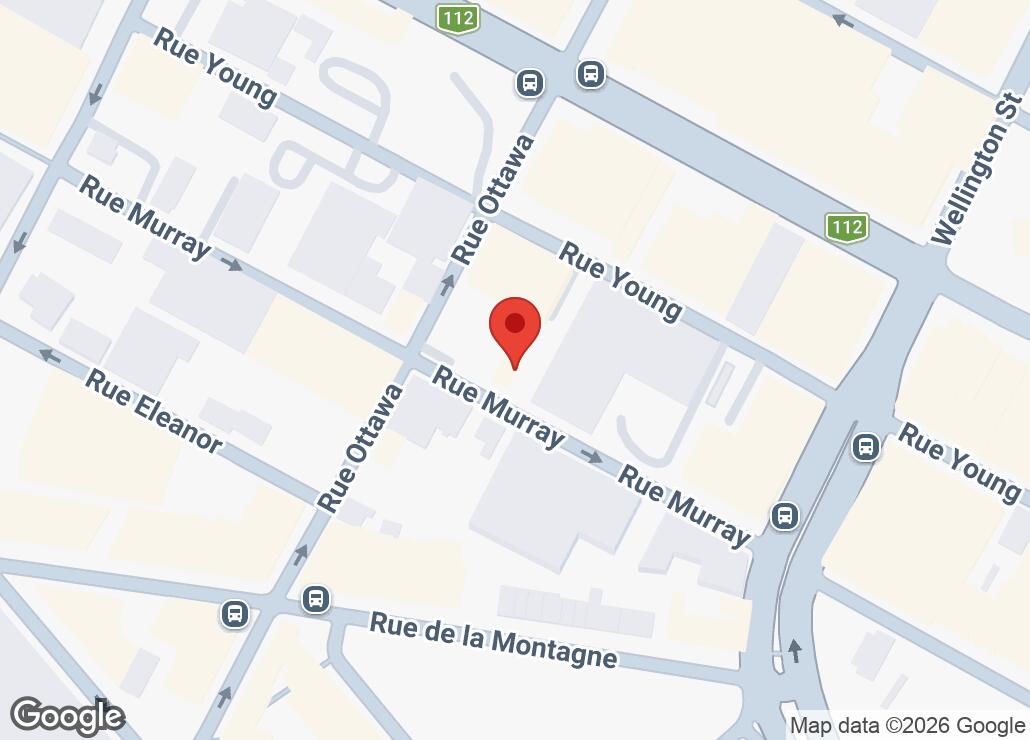 Map showing location at 45.4929296, -73.5596436