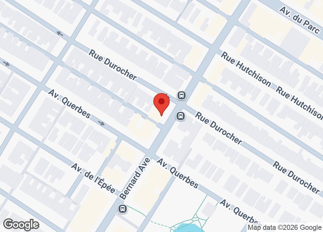 Map showing location at 45.5221594, -73.6070932