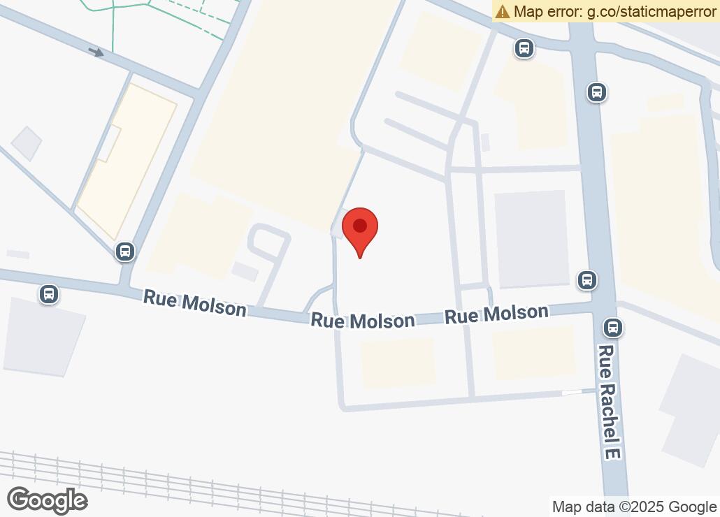 Map showing location at 45.5417053, -73.5634392