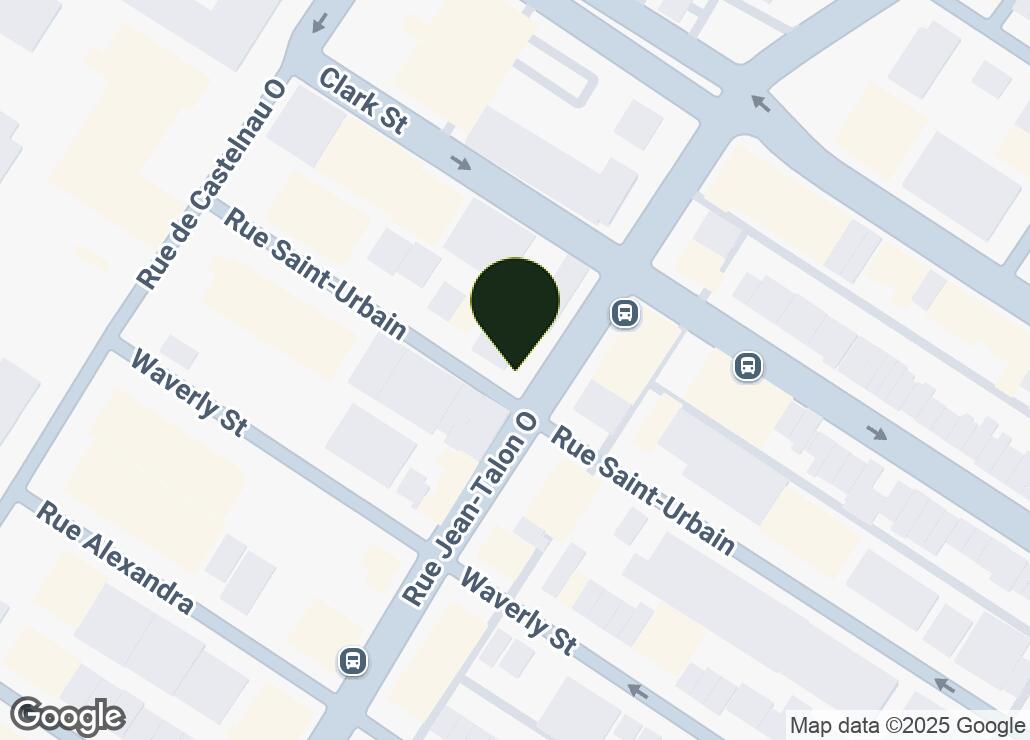 Map showing location at 45.5336904, -73.6194575