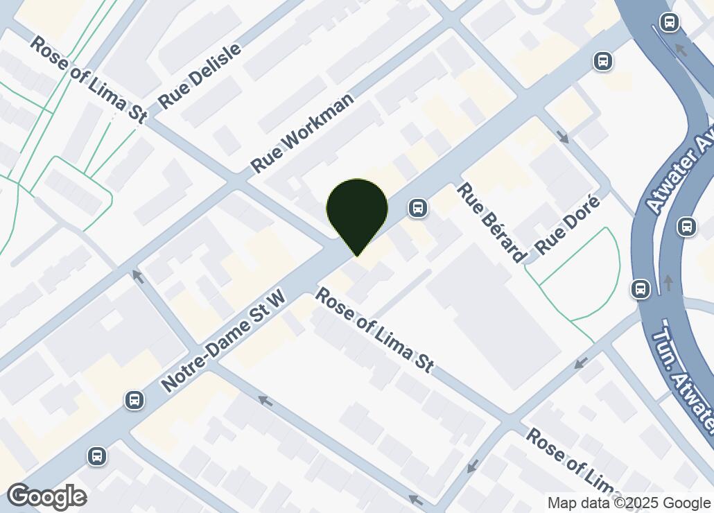 Map showing location at 45.4799188, -73.5801923