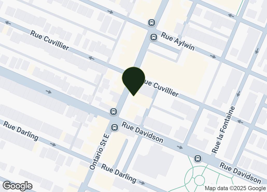 Map showing location at 45.543323, -73.5457098
