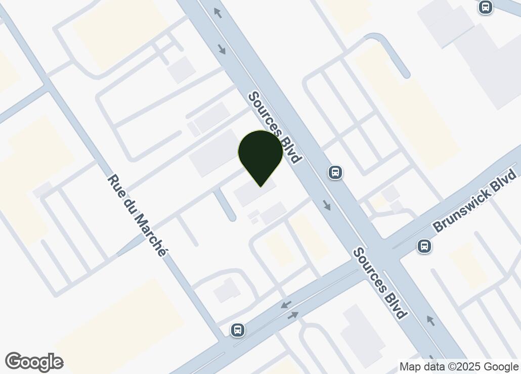 Map showing location at 45.483723, -73.7972293