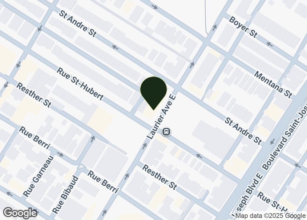 Map showing location at 45.529191, -73.5877915