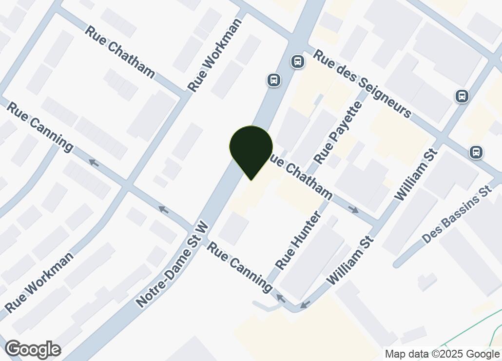 Map showing location at 45.4866148, -73.5694779