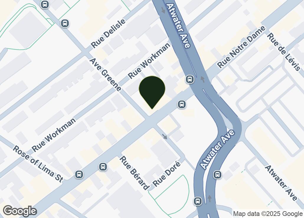 Map showing location at 45.4809248, -73.5788376