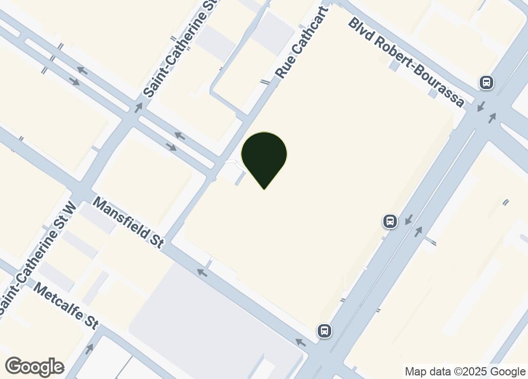 Map showing location at 45.5013516, -73.5696928