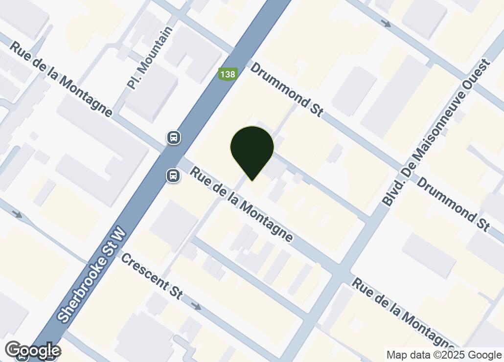 Map showing location at 45.4994655, -73.5778416