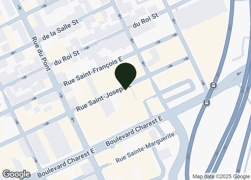 Map showing location at 46.8157714, -71.2195927
