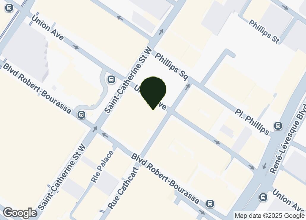 Map showing location at 45.5034193, -73.5687618
