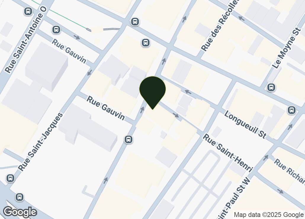 Map showing location at 45.5001838, -73.5598763