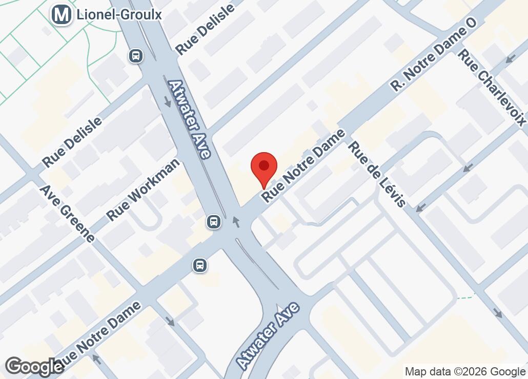 Map showing location at 45.4815421, -73.5776204