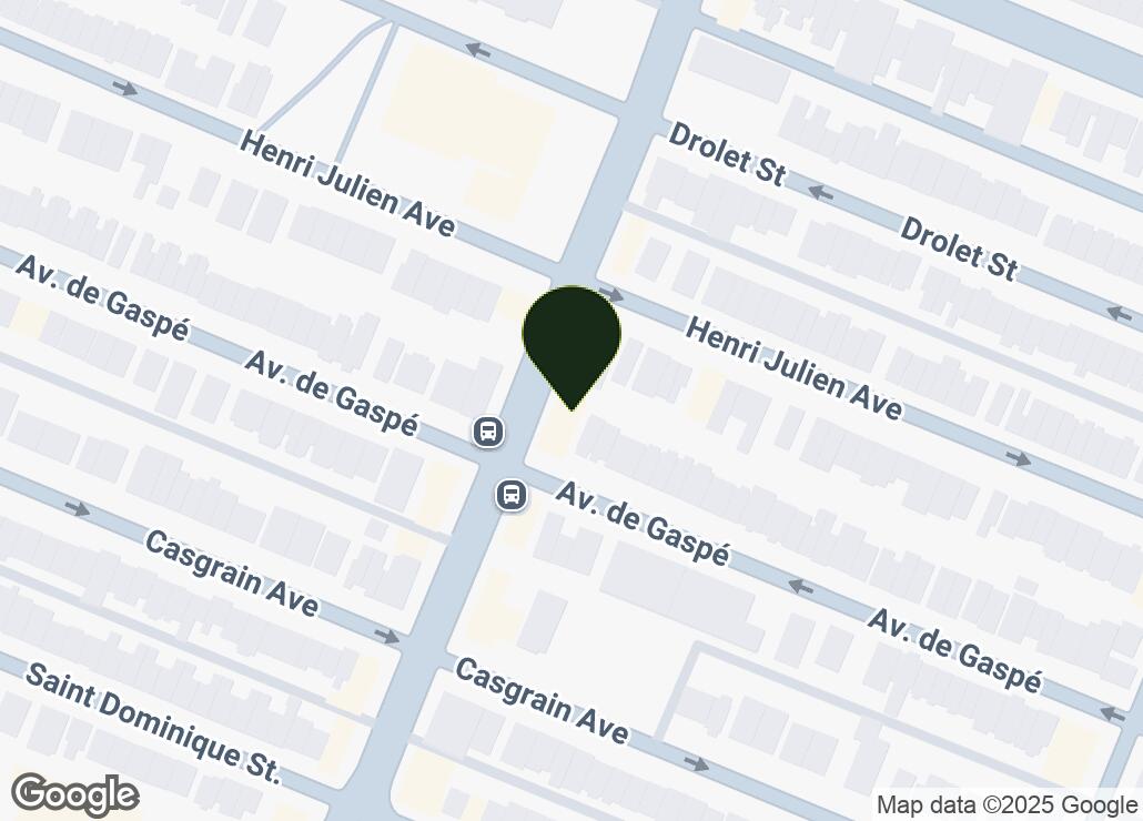 Map showing location at 45.5408712, -73.6299498