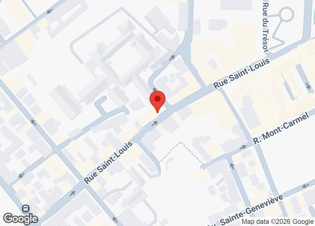 Map showing location at 46.8114294, -71.2080243