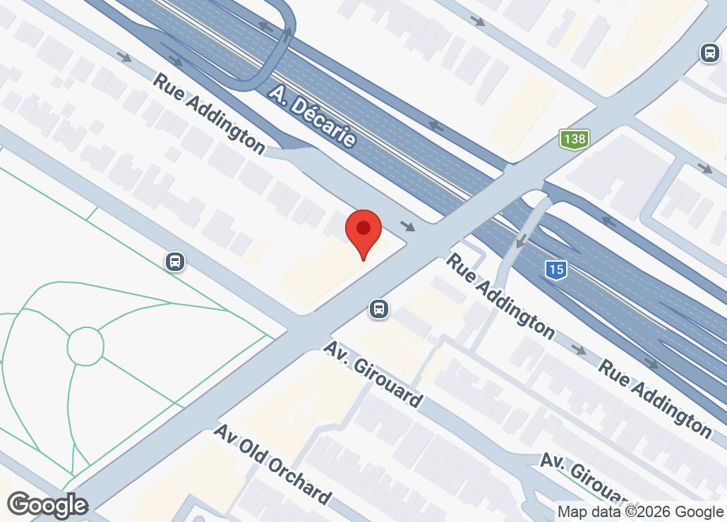 Map showing location at 45.4729269, -73.6116178