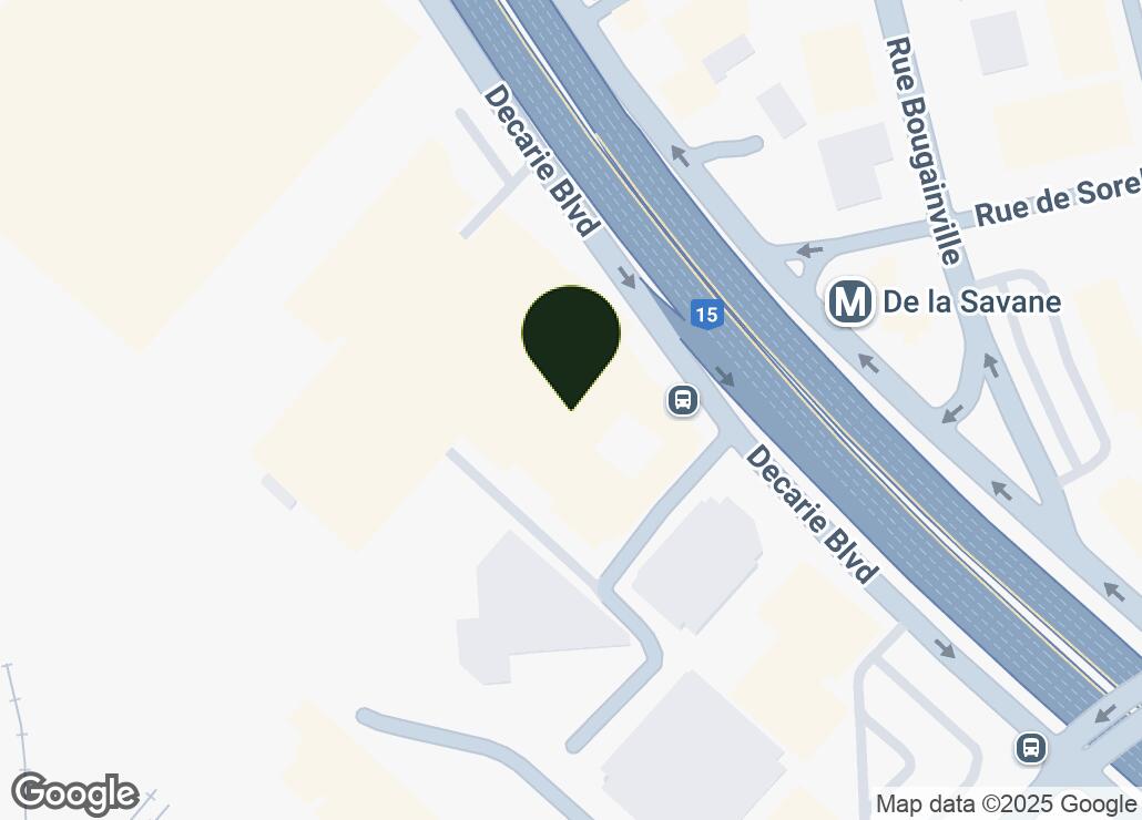 Map showing location at 45.4999823, -73.6631091