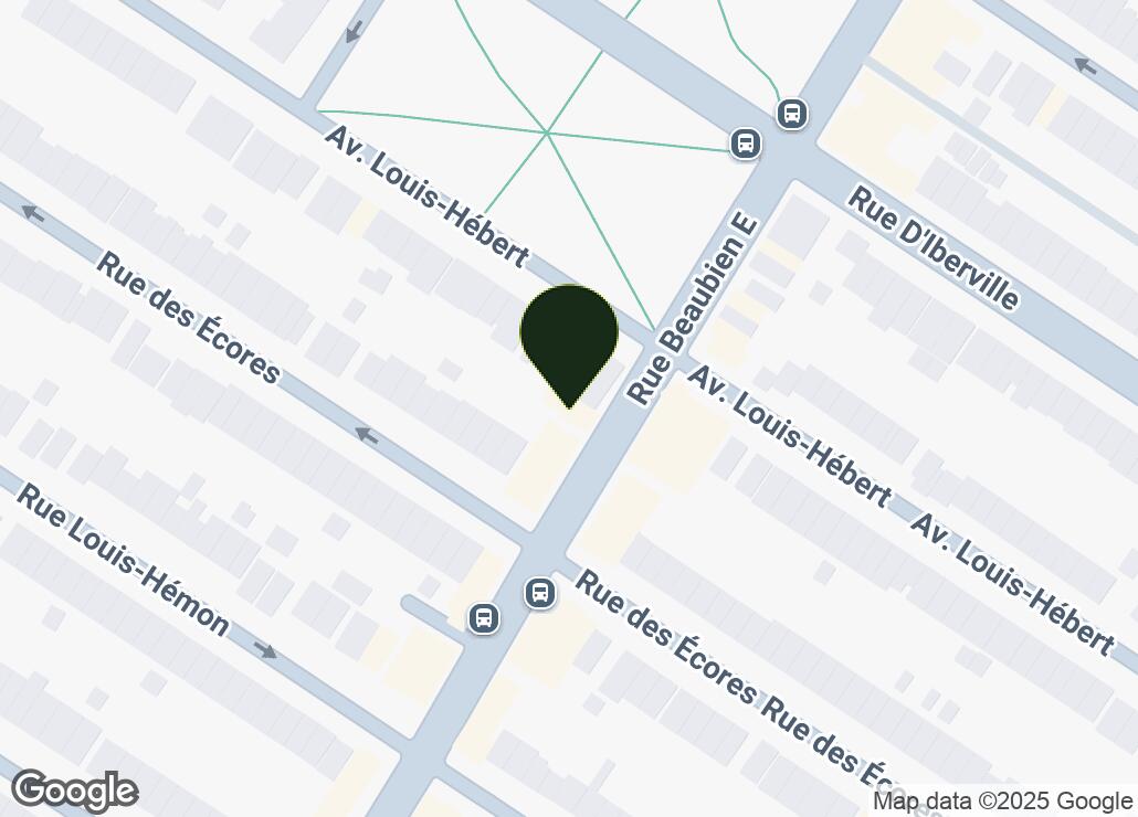 Map showing location at 45.5480974, -73.5926253