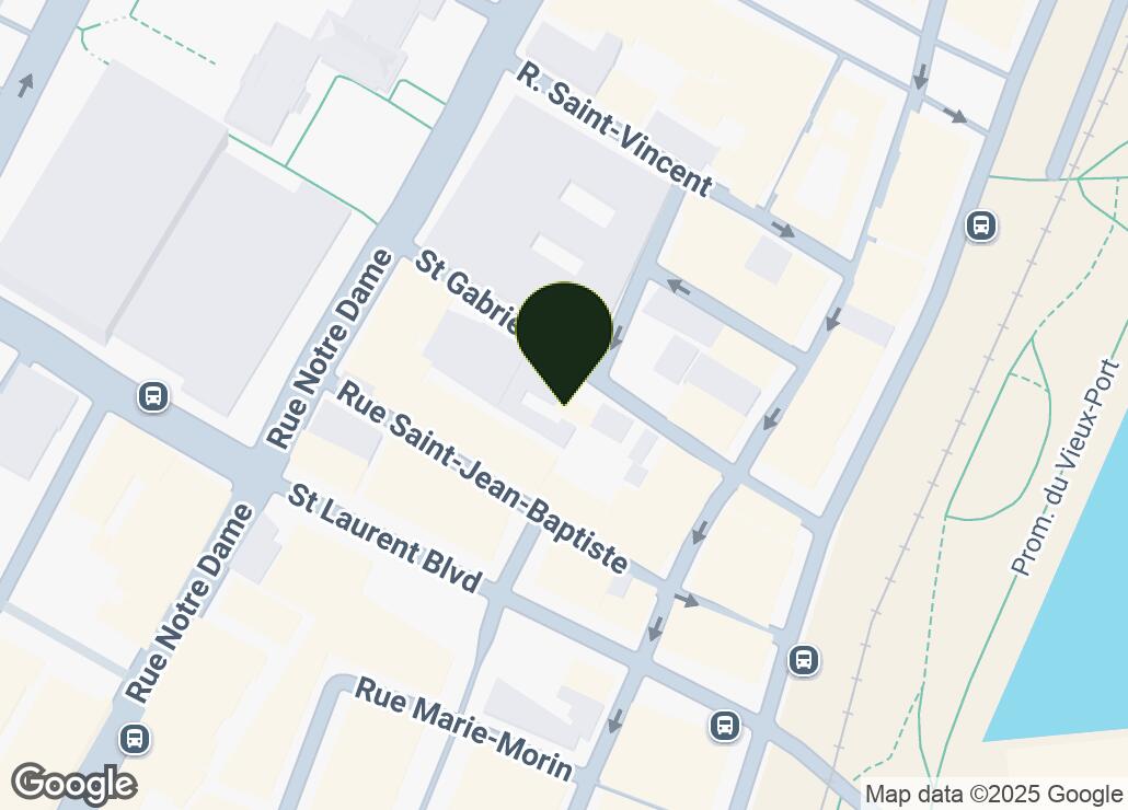 Map showing location at 45.5064491, -73.5541661