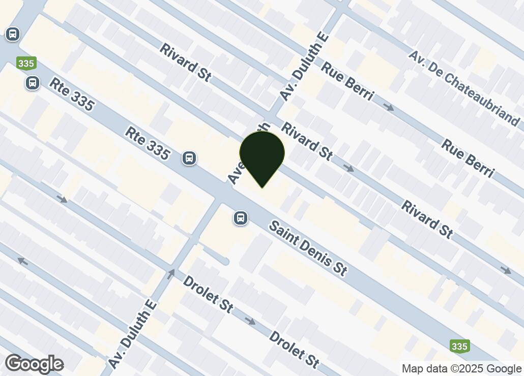 Map showing location at 45.5207902, -73.5754772