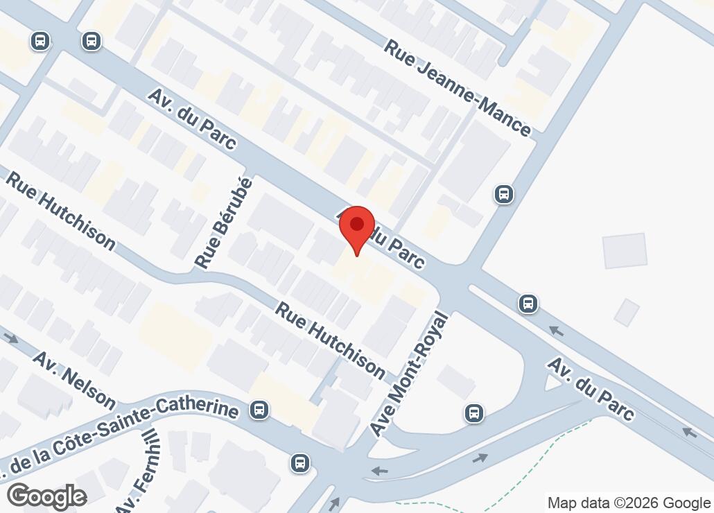 Map showing location at 45.5169402, -73.5901381