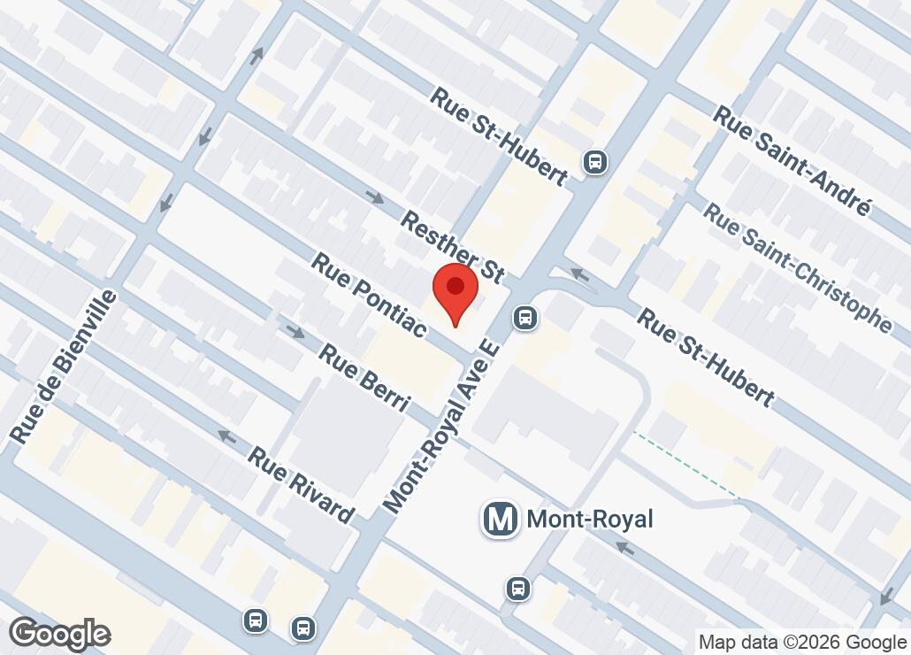 Map showing location at 45.5254024, -73.5819297