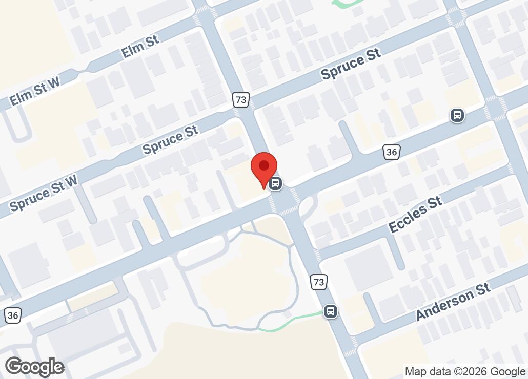 Map showing location at 45.4084387, -75.7144124